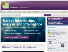 Tablet Screenshot of ccsinsight.com